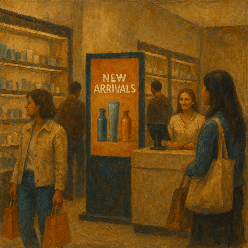 Warm Light of Commerce - Digital Painting